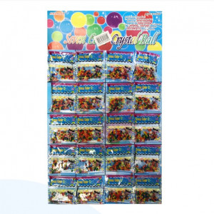 BOLAS DE HIDROGEL MULTICOLOR X20