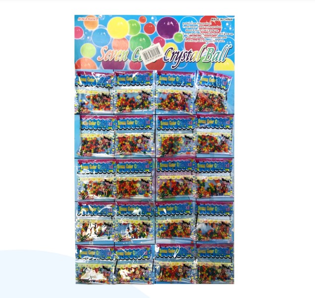 BOLAS DE HIDROGEL MULTICOLOR X20