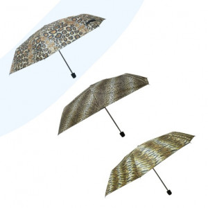 SOMBRILLA ANIMAL PRINT 20CM AL POR MAYOR