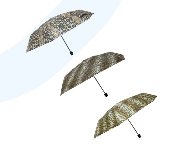 SOMBRILLA ANIMAL PRINT 20CM AL POR MAYOR