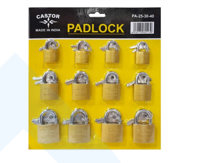 CANDADO CARTON X12 25-30-40  AL POR MAYOR