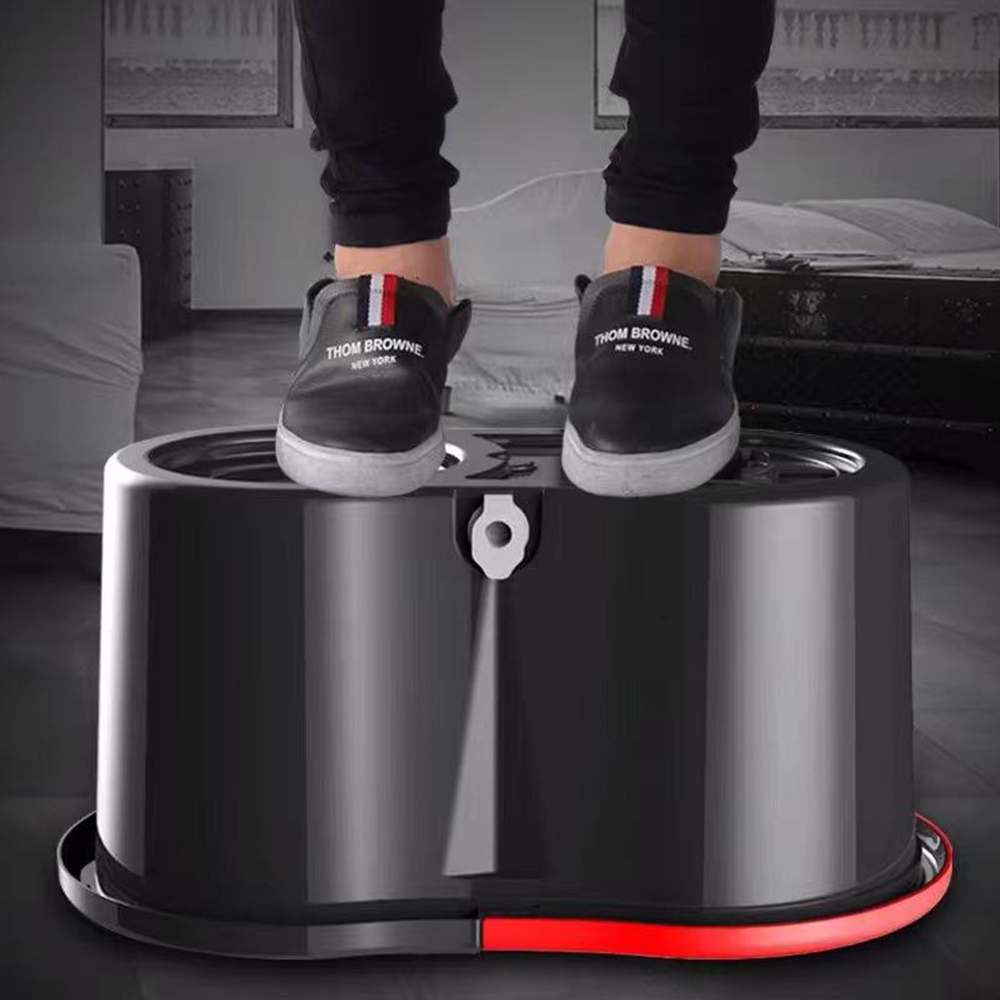 Trapero de mopa giratoria microfibra para piso con balde centrifugador 360