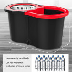 Trapero de mopa giratoria microfibra para piso con balde centrifugador 360