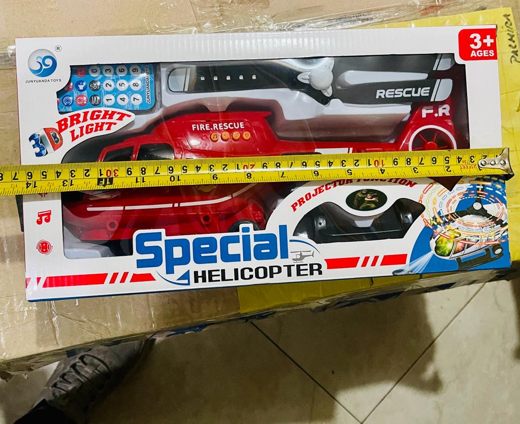 HELICOPTERO MILITAR CON CONTROL