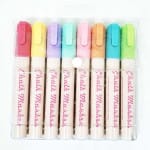 Marcadores en colores pasteles especiales para globos (8 unidades)