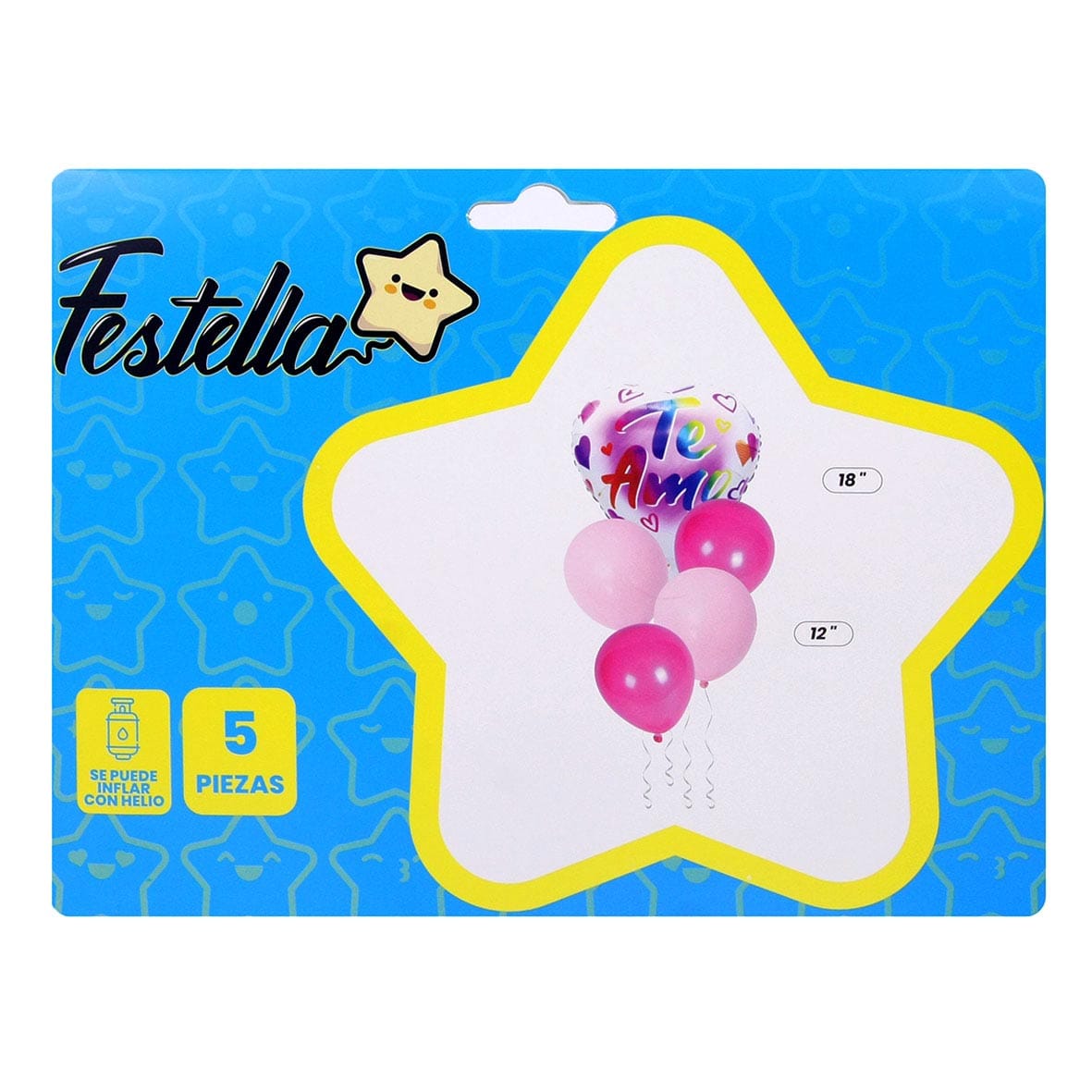 Bouquet de corazón y la frase Te Amo