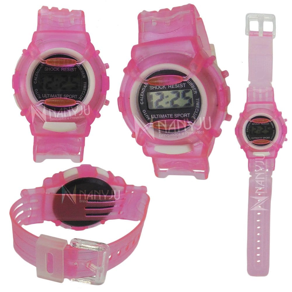 Billetera y reloj para niña de Juguete color Rosa