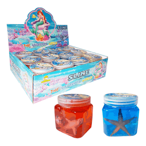 SLIME TARRO CON ANIMALES MARINOS Y LUZ (CJX12)