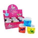 SLIME TARRO CON ANIMALES MARINOS Y LUZ (CJX12)