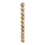 BOLA NAVIDEÑA DORADA 6CM X10