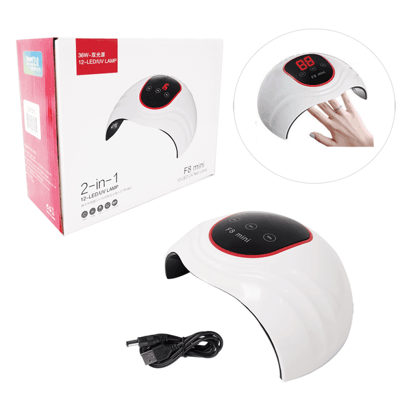 LAMPARA PARA ARREGLO DE UÑAS 2 EN 1,