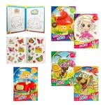 LIBRO PARA COLOREAR CON STIKER  (PQTX12)