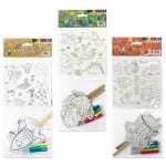 SET DE DIBUJOS PARA COLOREAR CON MARCADORES