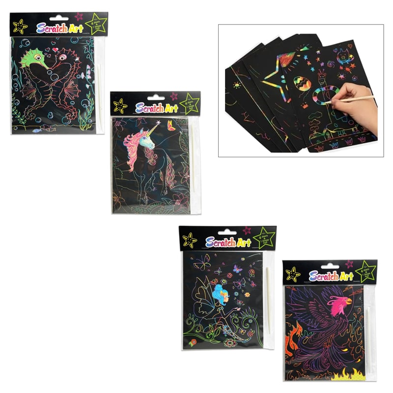 LAMINAS PARA RASPAR  (PQT X 12)