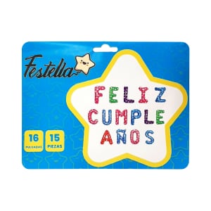 GLOBO FELIZ CUMPLEAÑOS COLORES(PQTX12)