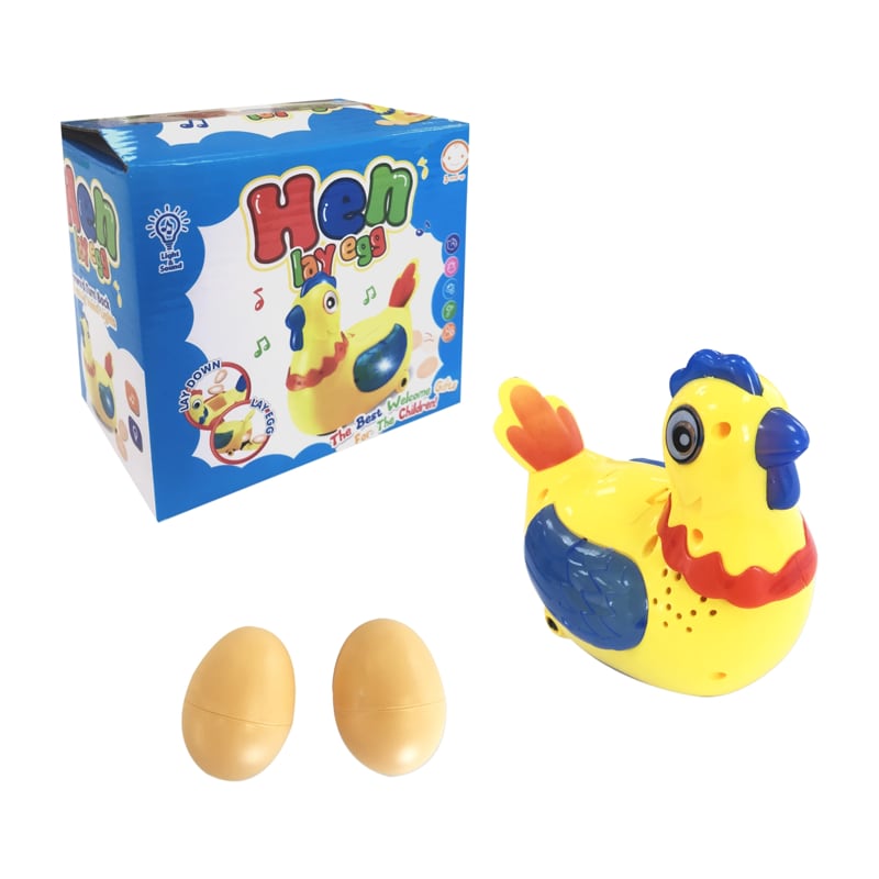 GALLINA PONEDORA INFANTIL LUZ Y SONIDO