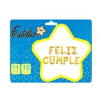 GLOBO FELIZ CUMPLE DORADO