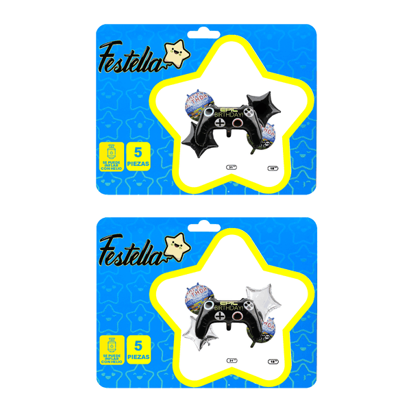 KIT GLOBO CONTROL DE JUEGO X5.