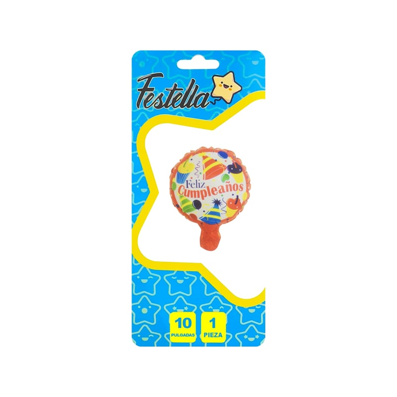 GLOBO FELIZ CUMPLEAÑOS 10"