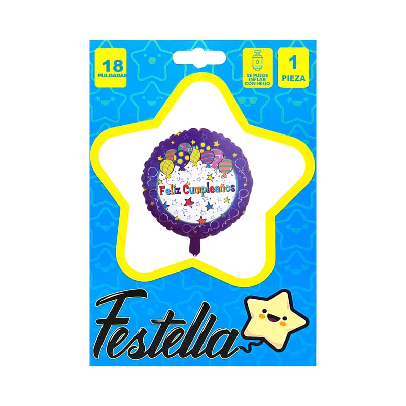GLOBO FELIZ CUMPLEAÑOS 18"