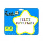 GLOBO FELIZ CUMPLEAÑOS PASTEL 16"(PQTX12)