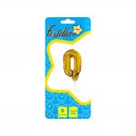 GLOBO DORADO CON BASE 6"#0;