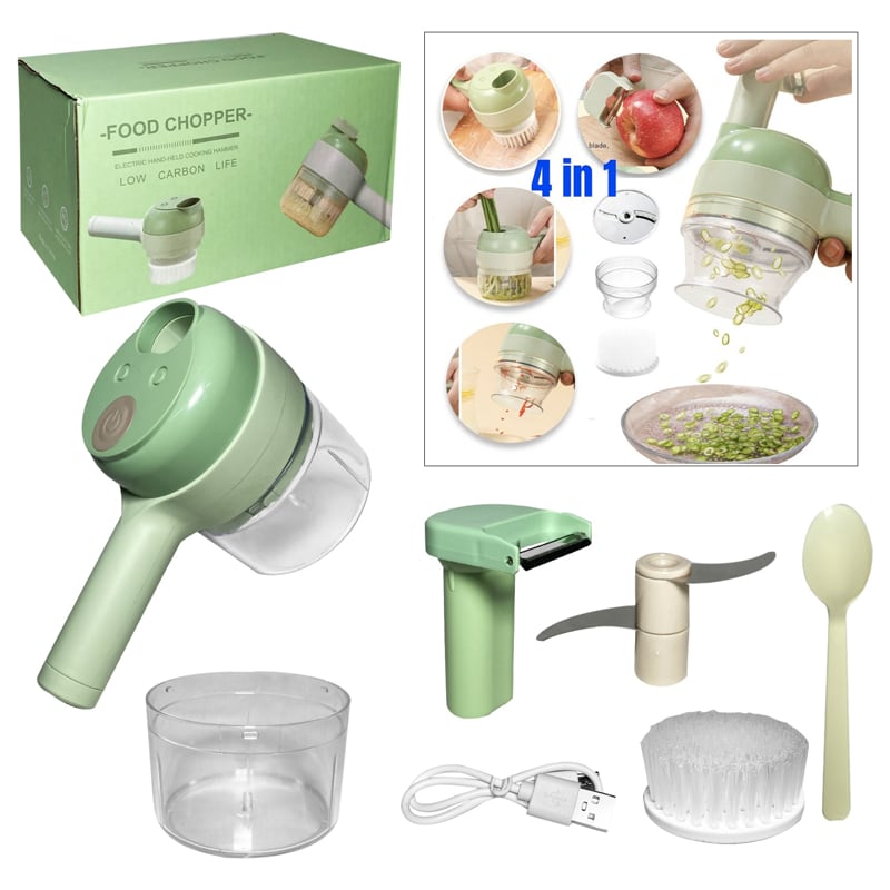 RALLADOR Y PICADOR ELECTRICO RECARGABLE