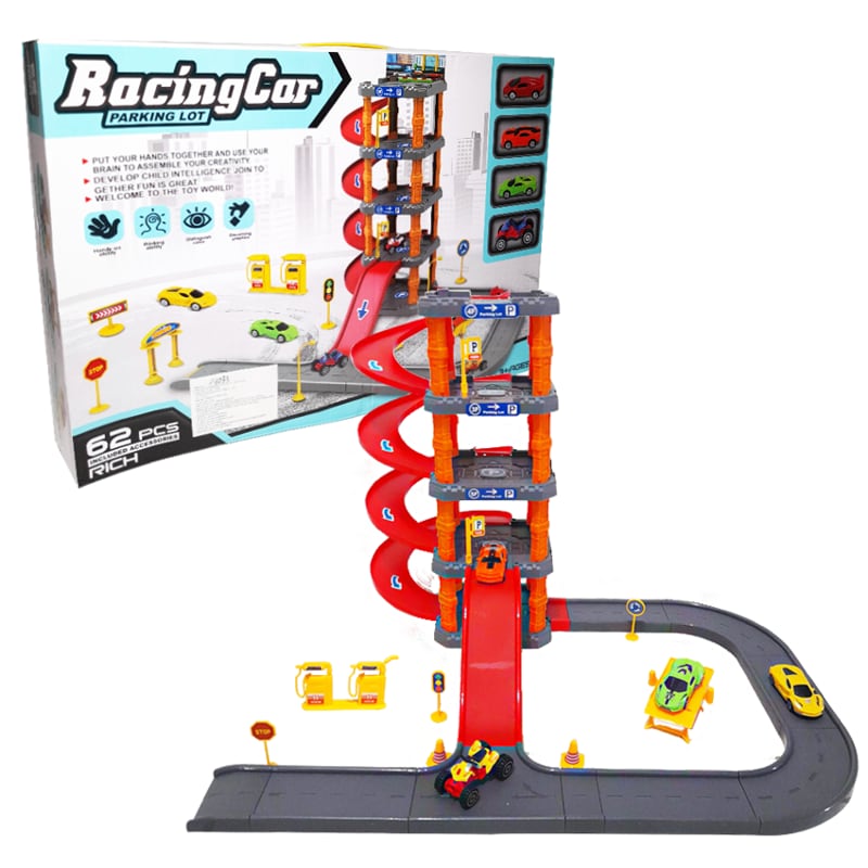 PISTA DE CARROS 5 PISOS EN CAJA'