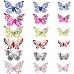 MARIPOSAS DECORATIVAS (PQTX10 XCOLOR)