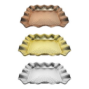 BANDEJA CUADRADA BRILLANTE