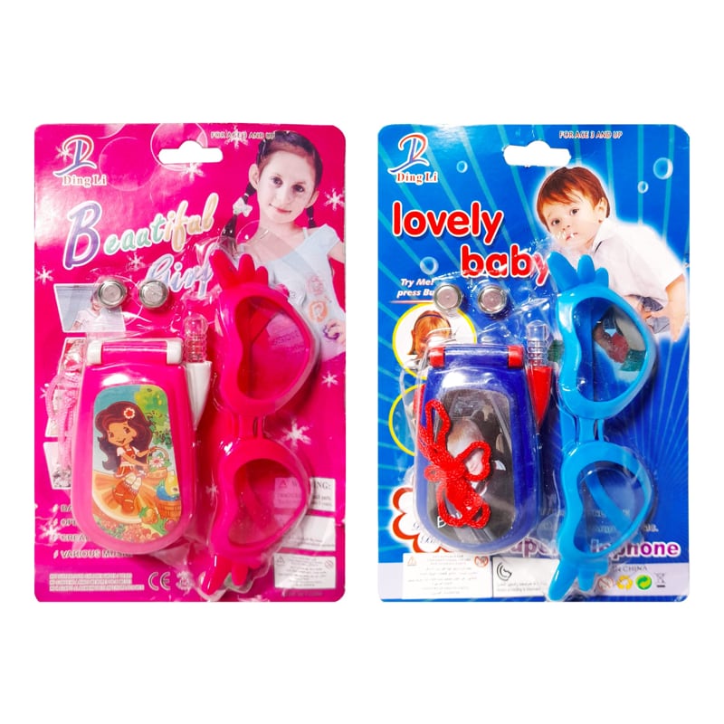 TELEFONO CON GAFAS CORAZON