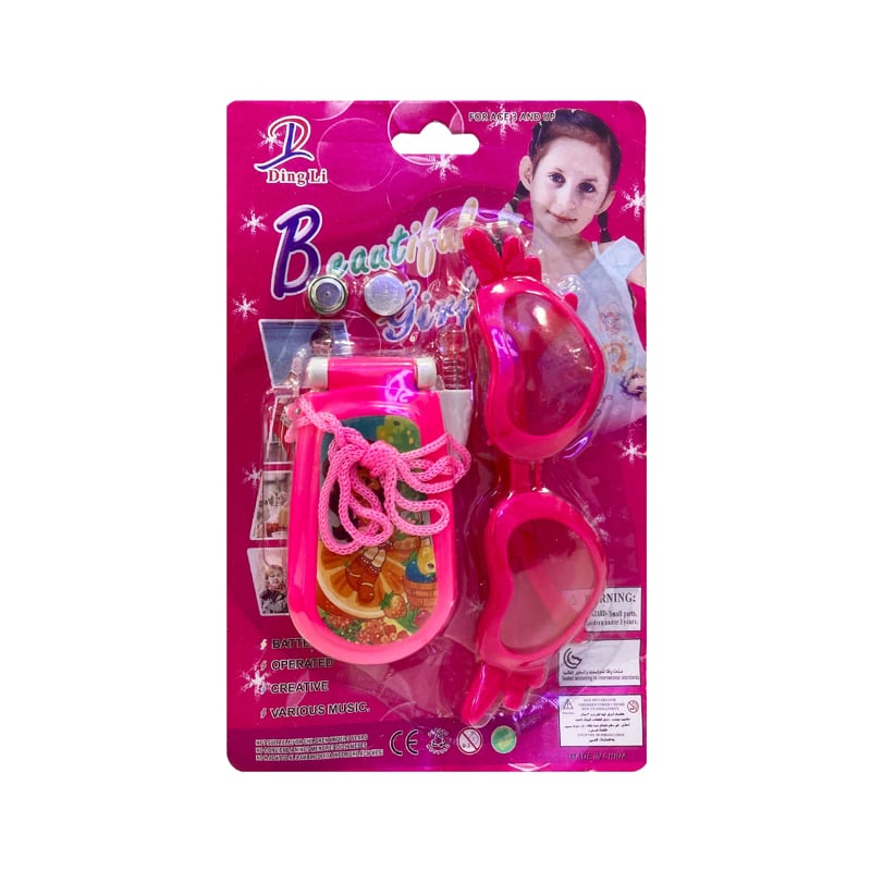 TELEFONO CON GAFAS CORAZON