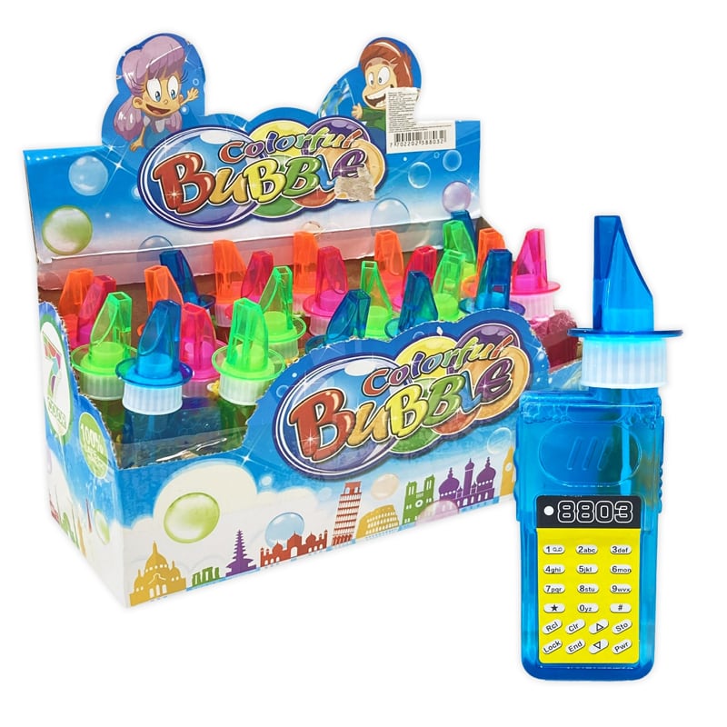 BURBUJERO TELEFONO PITO EN BOLSA (BOLSAX7)