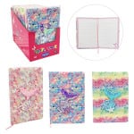 AGENDA COLA DE SIRENA CON LENTEJUELAS (CJA X 12 UND)