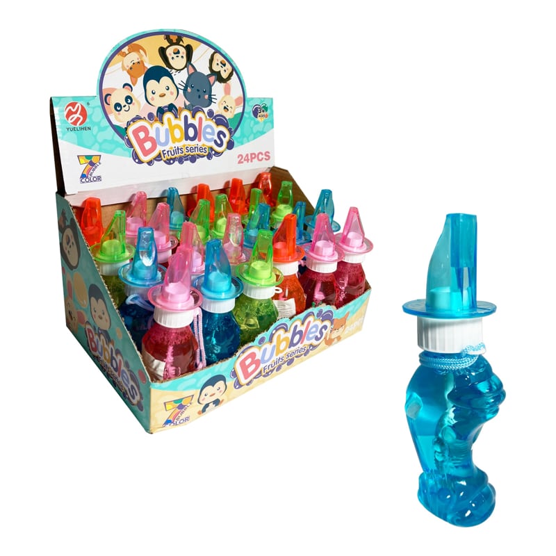 BURBUJERO DELFIN CON PITO (CJX24) (13 CM)