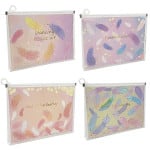 ESTUCHE ESCARCHADO PLUMA (PQT X 12UND)