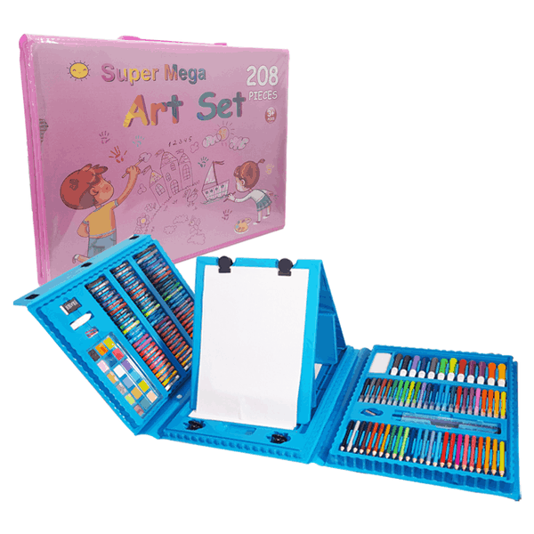 SET ESCOLAR ROSADO X 208 PIEZAS,