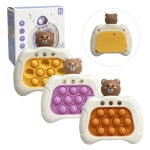 CONSOLA POP IT OSO CON LUZ Y SONIDO