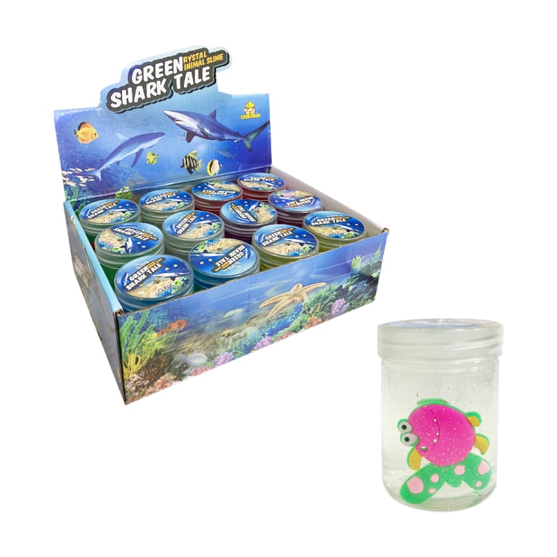 SLIME MARINO ESCARCHADO 7.5CM (CJX12)