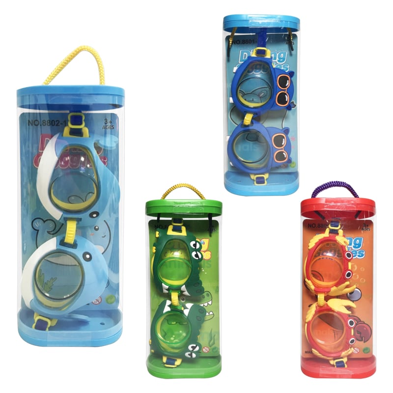 GAFAS NATACION ANIMALES CON ESTUCHEº