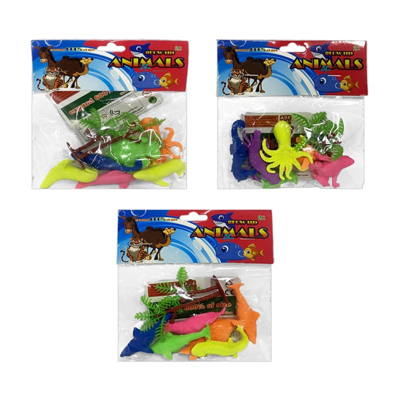 ANIMAL CRECE EN EL AGUA (PQT X 12 UND)