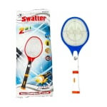 RAQUETA MATA INSECTOS LINTERNA RECARG,