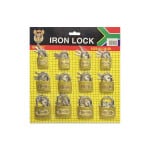 CANDADO ENCARTONADO X12 32/38/50 MM