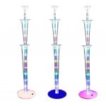 BASE PARA GLOBO CON LUZ REDONDA CON UNION