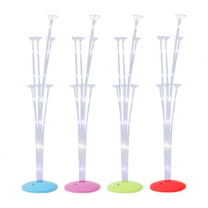 BASE PARA GLOBO CON LUZ REDONDA CON UNION