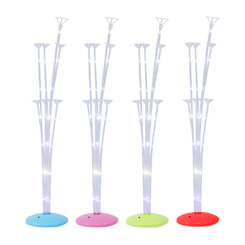 BASE PARA GLOBO CON LUZ REDONDA CON UNION