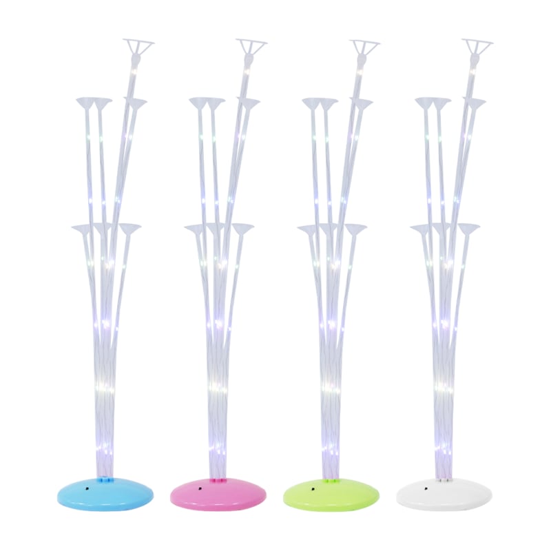 BASE PARA GLOBO CON LUZ REDONDA CON UNION