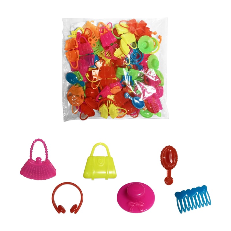 PAQUETE DE RELLENO ACCESORIOS BELLEZA X100