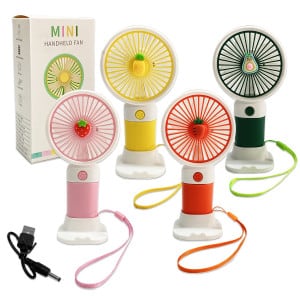 MINI VENTILADOR PORTATIL RECARGABLE 1 VELOCIDAD,