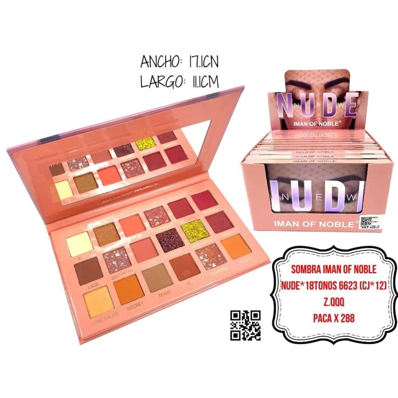 SOMBRA IMAN OF NOBLE NUDE*18TONOS 6623 (CJ*12)